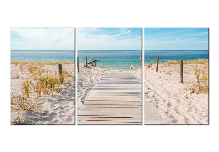 Canvas Print Holiday at the Seaside (3 Parts)