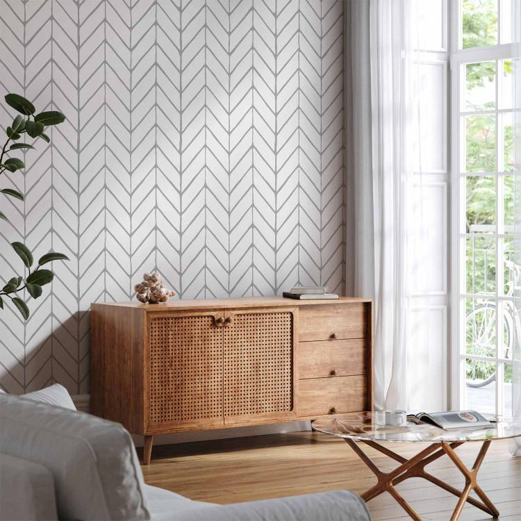 Wallpaper Big Harmony of Patterns (Grey)