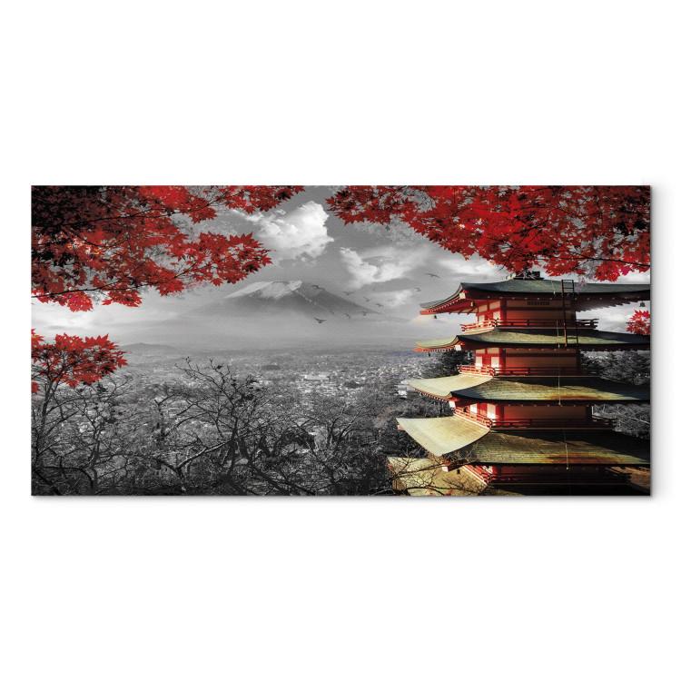 Canvas Print Art of Harmony (1-part) - Landscape of Nature and Mountains in Japan