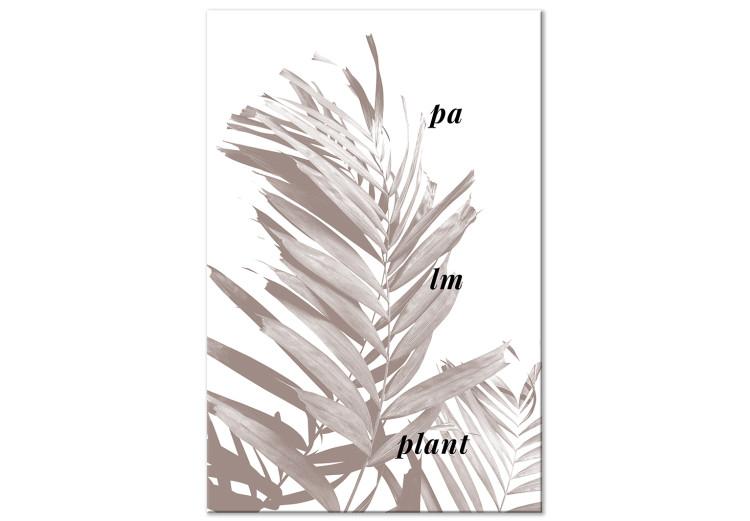 Canvas Print Palm Plant (1 Part) Vertical