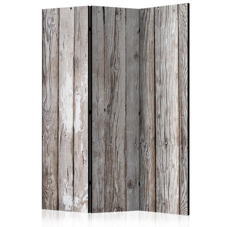 Room Divider Scandinavian Wood - texture of naturally gray wooden planks
