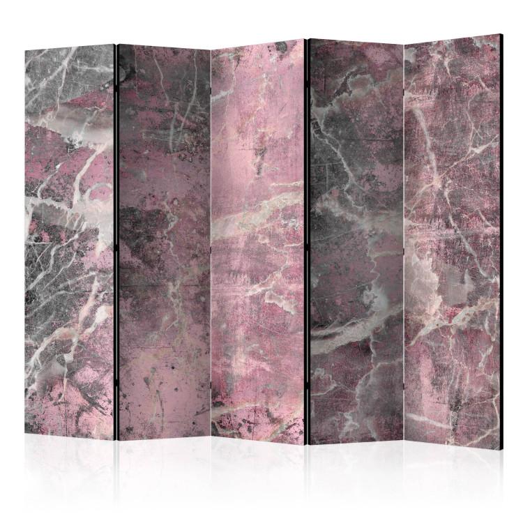Room Divider Stone Spring II - stone texture with delicate marble motif