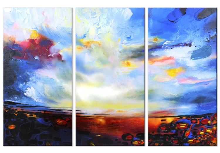 Canvas Print Colourful Sky (3 Parts)