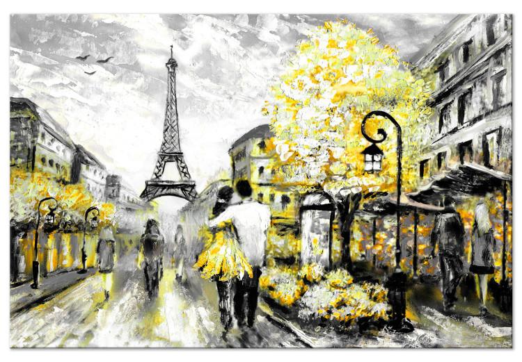 Canvas Print Colourful Rendez-Vous (1 Part) Wide Yellow