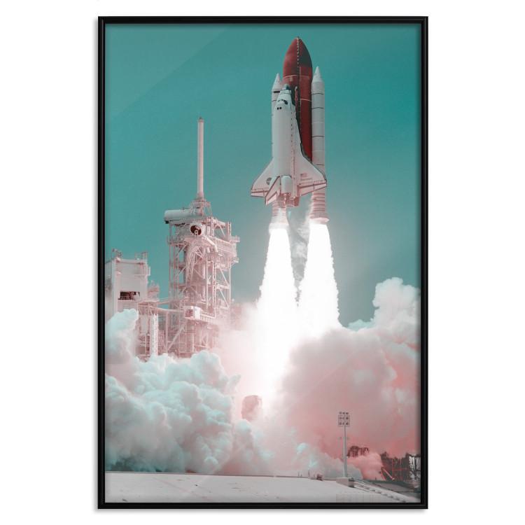 Poster New Era - rocket blasting off into space leaving a large amount of smoke
