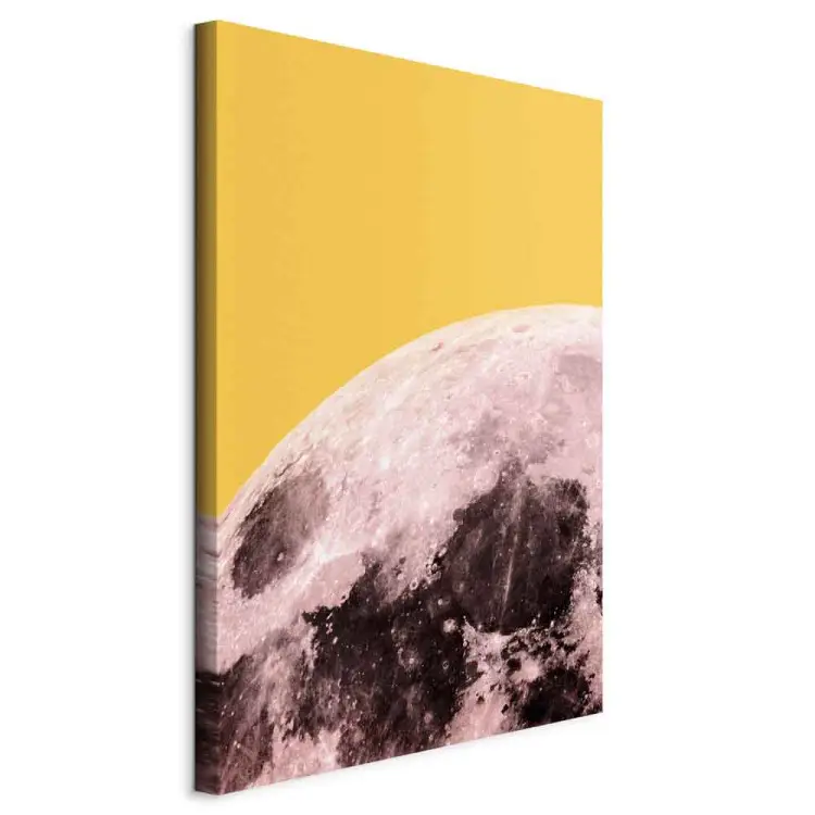 Unusual colours of the moon - photo of the cosmos in original colours