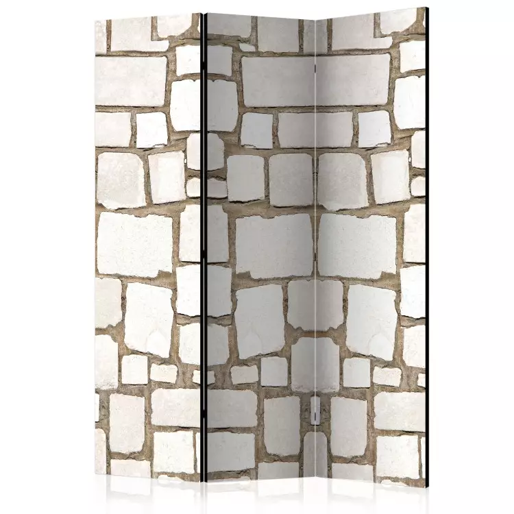 Room Divider Stone Puzzle - beige stone brick texture in architecture
