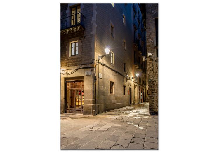 Canvas Print Charming Alley (1 Part) Vertical