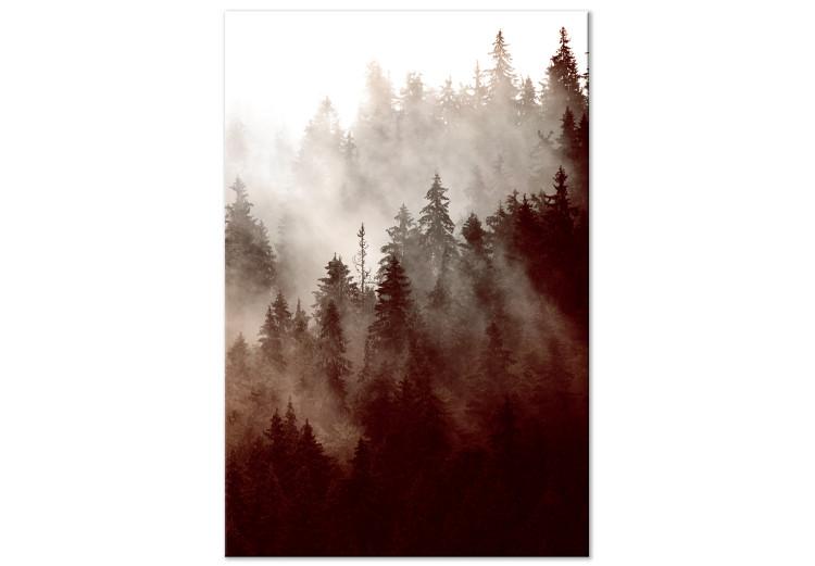 Canvas Print Brown Forest (1 Part) Vertical