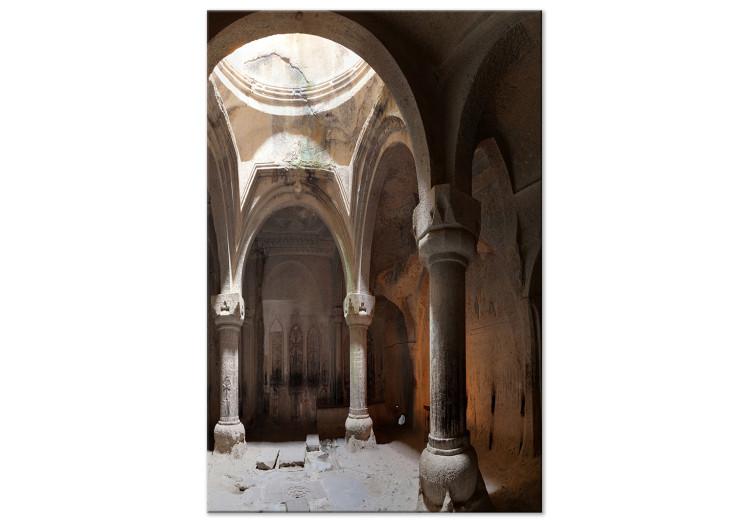 Canvas Print Roman temple - photograph of religious architecture with columns