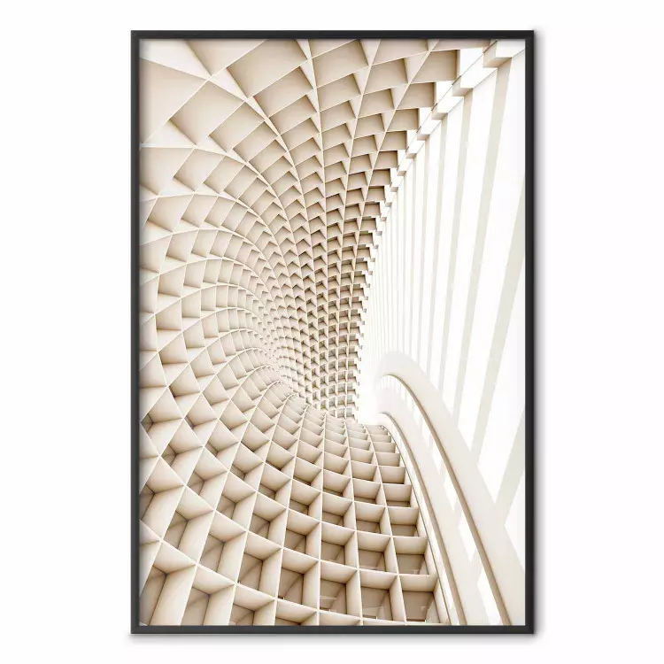 Telemark - abstract tunnel with 3D imitation and light wall texture