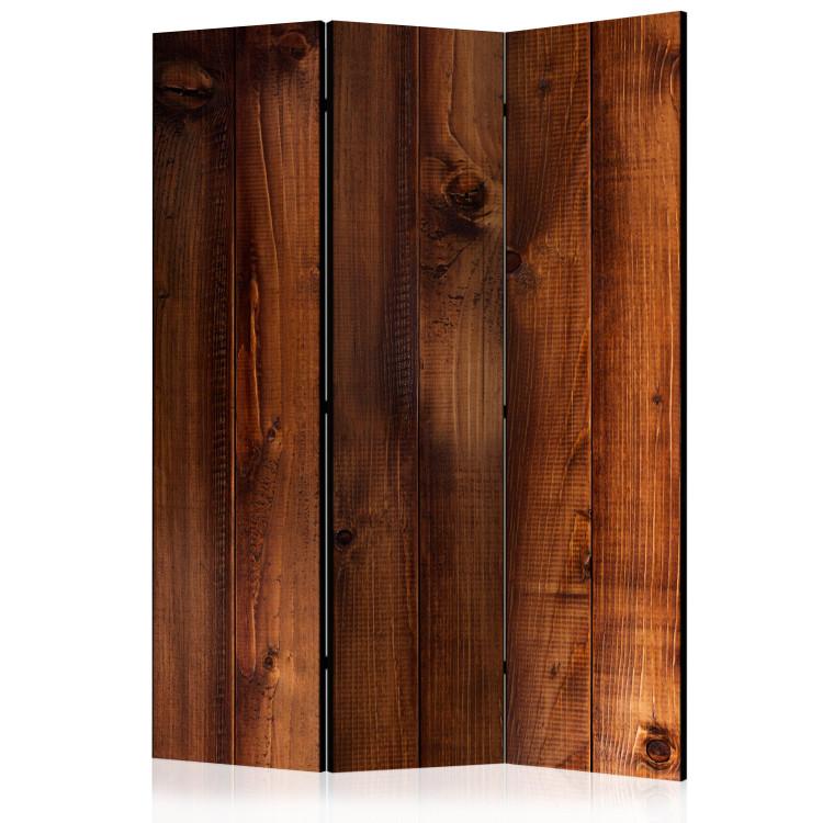 Room Divider Pine Board - architectural texture of brown wooden board