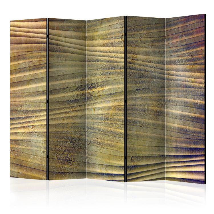 Room Divider Dream in the Sahara II (5-piece) - desert waves in warm colors