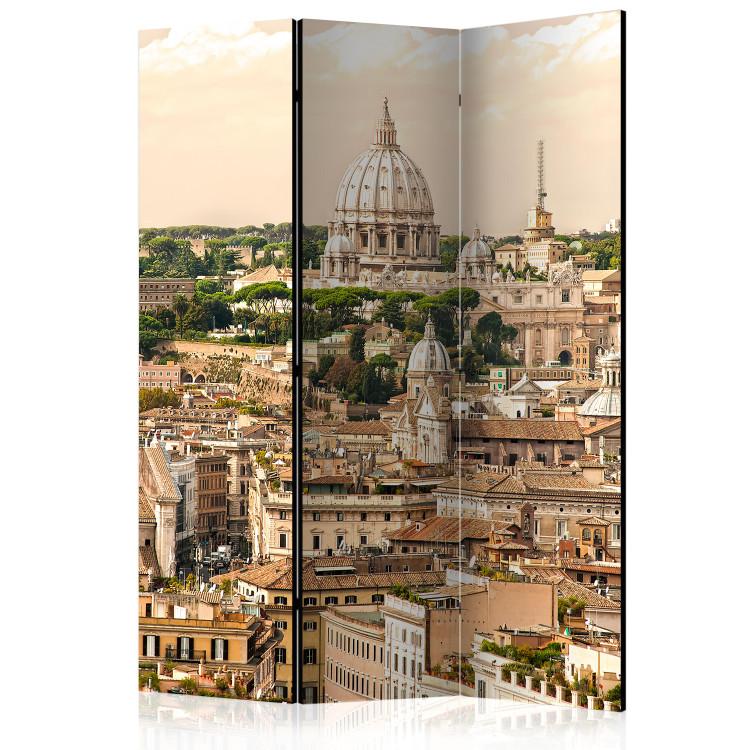 Room Divider Roman Holiday (3-piece) - Italian architecture against the sky