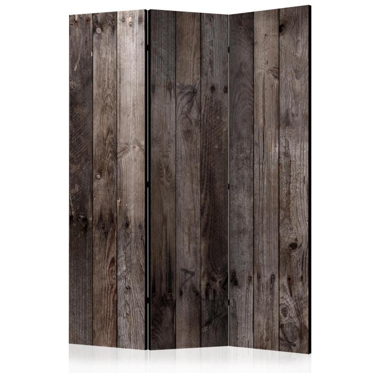 Room Divider Nailed Boards (3-piece) - brown wooden texture background