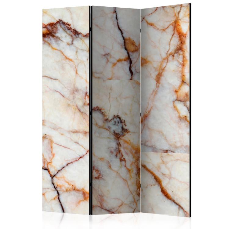 Room Divider Marble Slab (3-piece) - light composition with a stone texture