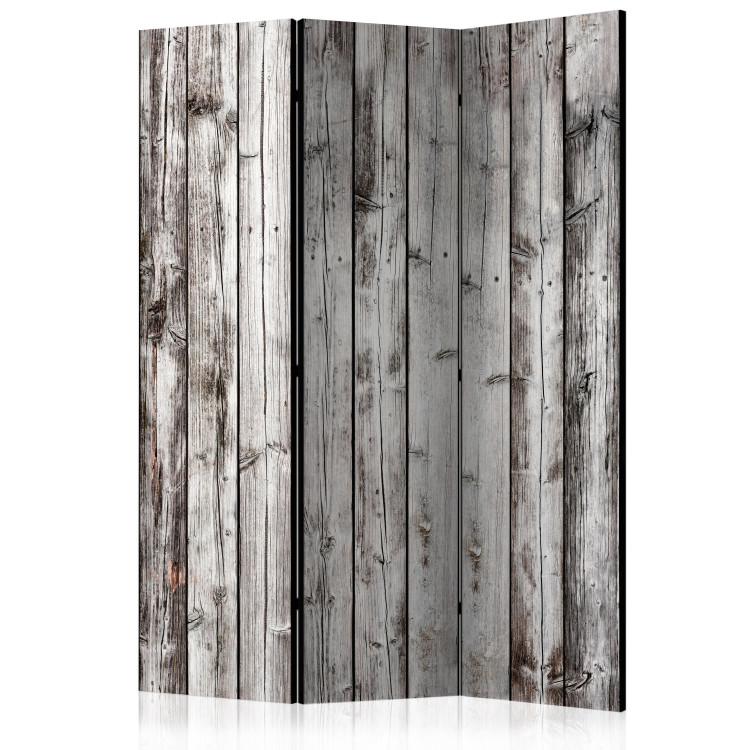 Room Divider Raw Boards (3-piece) - retro-style wooden texture background