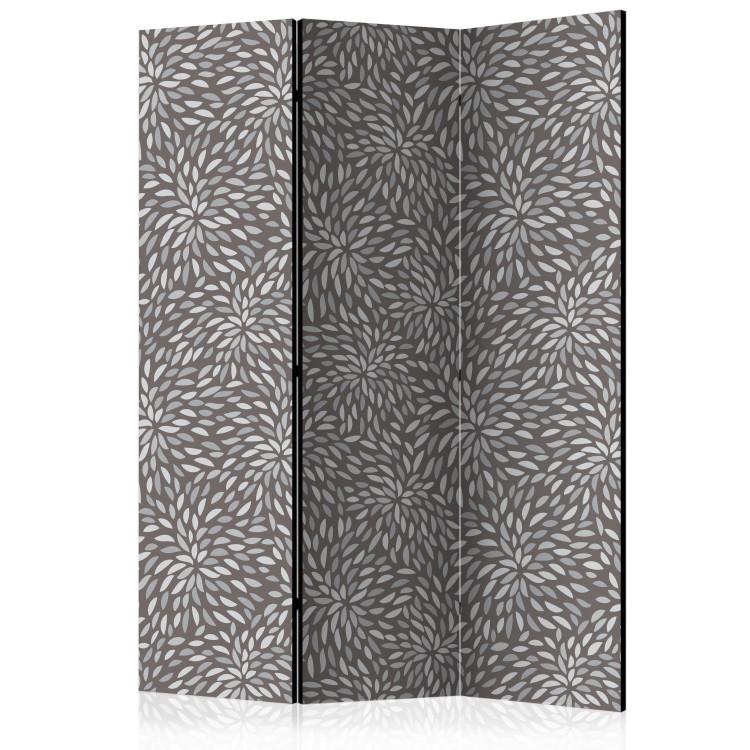 Room Divider Grains (3-piece) - background in a repeatable pattern in shades of gray