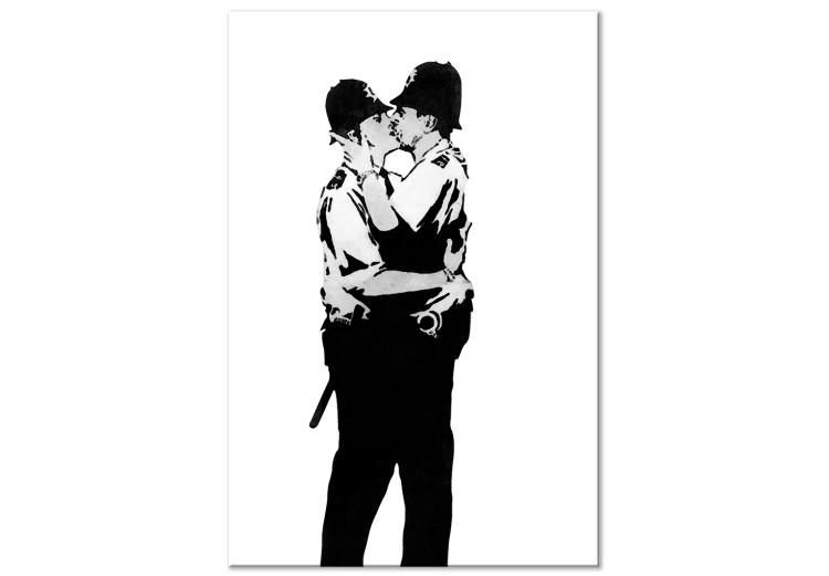 Canvas Print Kissing Coppers (1 Part) Vertical
