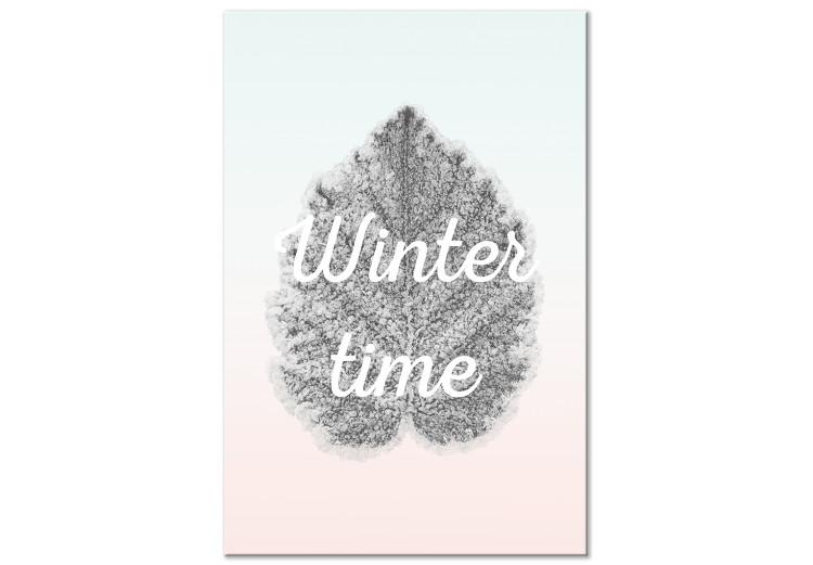 Canvas Print Winter Time (1 Part) Vertical