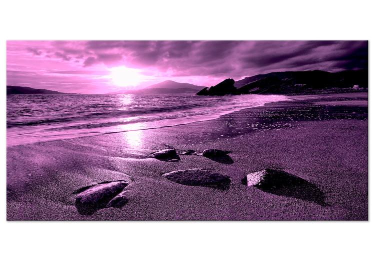 Canvas Print Enchanted Ocean (1 Part) Narrow Violet