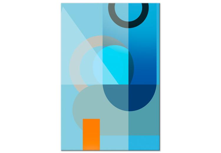 Canvas Print Blue Surface (1 Part) Vertical