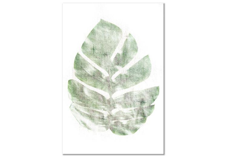 Canvas Print Green Sketch (1 Part) Vertical