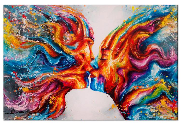 Canvas Print Hot Kiss (1 Part) Wide
