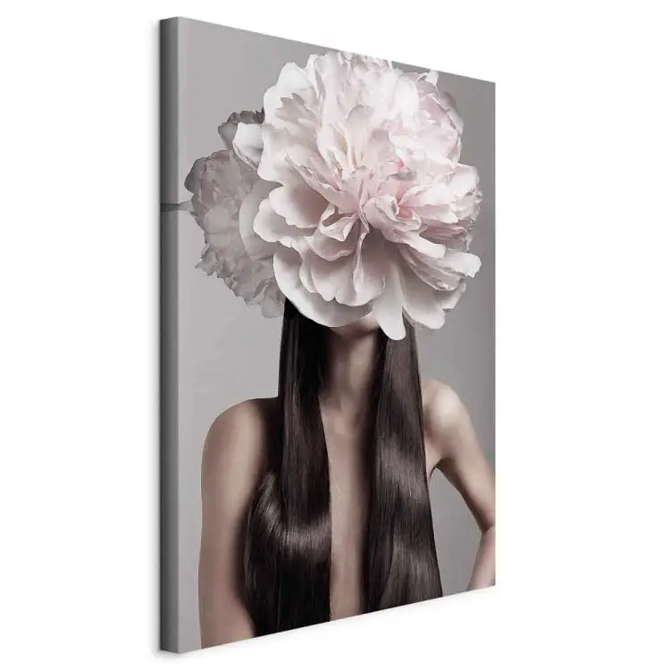 Blossom Head (4-piece) - eclectic fantasy with a woman and peony