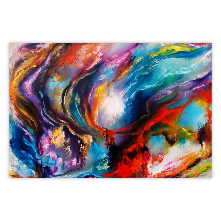 Poster Supernova - abstract composition of wavy and colorful patterns