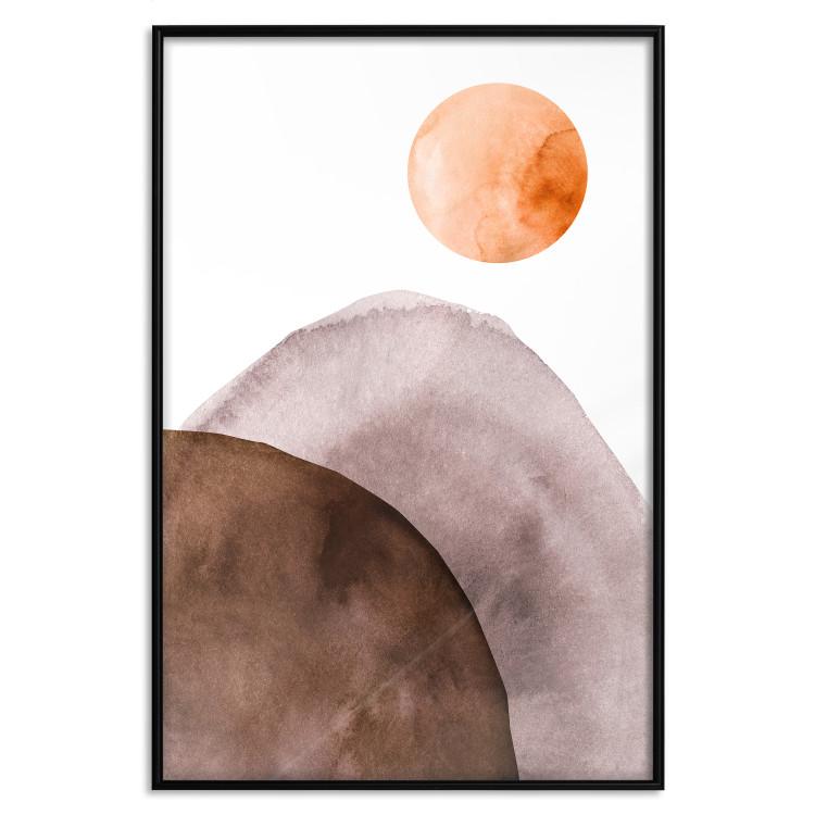 Poster Moon and Mountains [Poster]