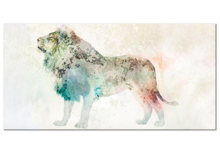 Large canvas print Colourful King II [Large Format]