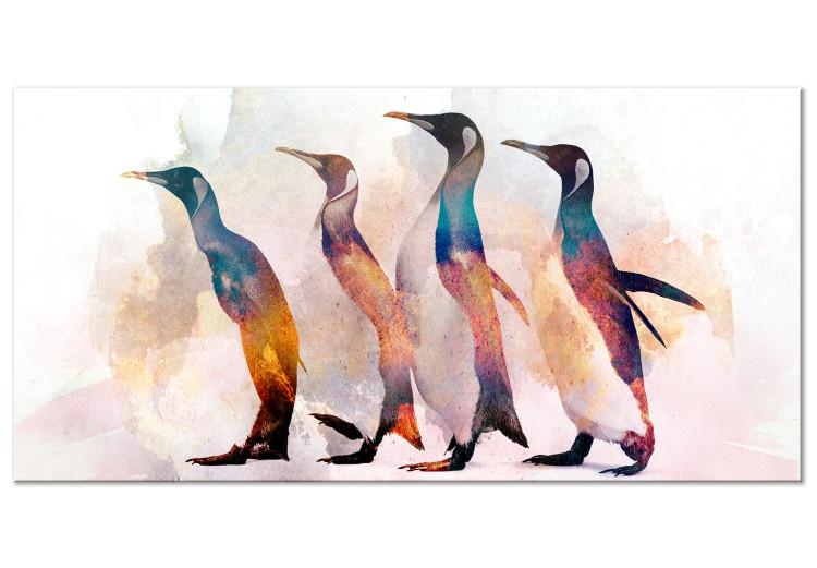 Large canvas print Penguin Wandering II [Large Format]