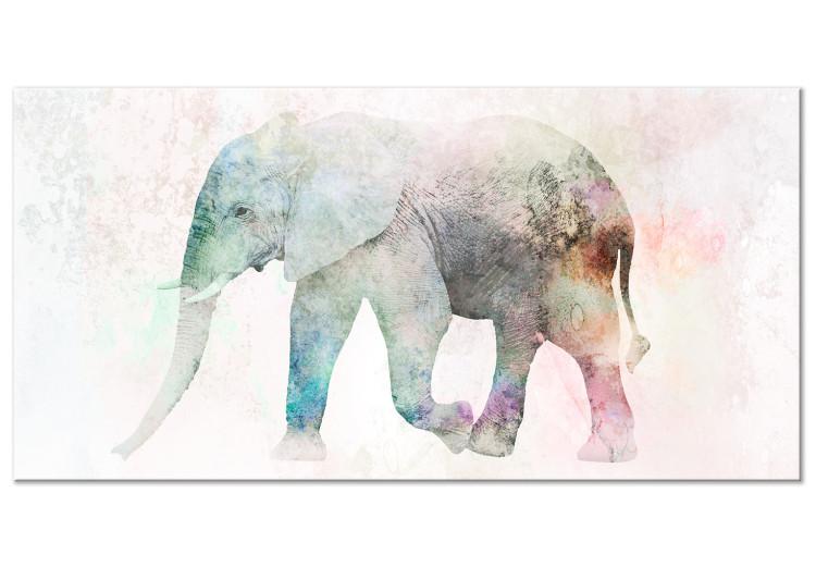 Large canvas print Painted Elephant II [Large Format]