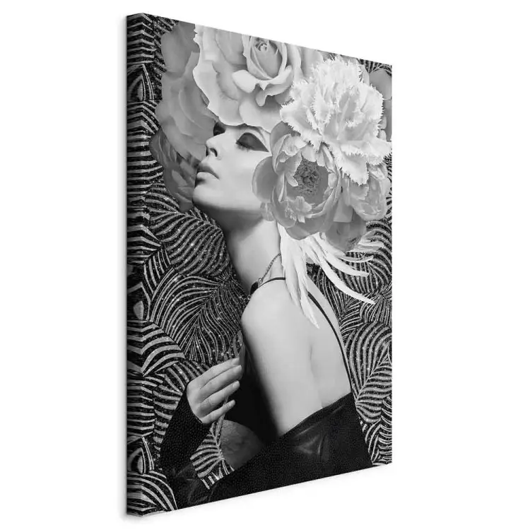 Silver Princess vertical - portrait of woman with flowers