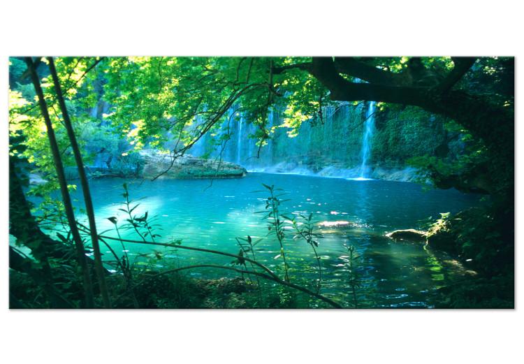 Large canvas print Turquoise Seclusion II [Large Format]