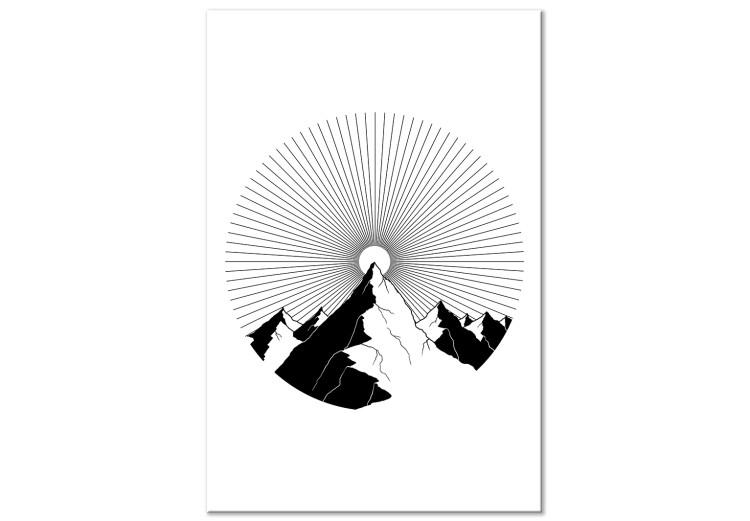 Canvas Print Mountain at the Zenith (1 Part) Vertical