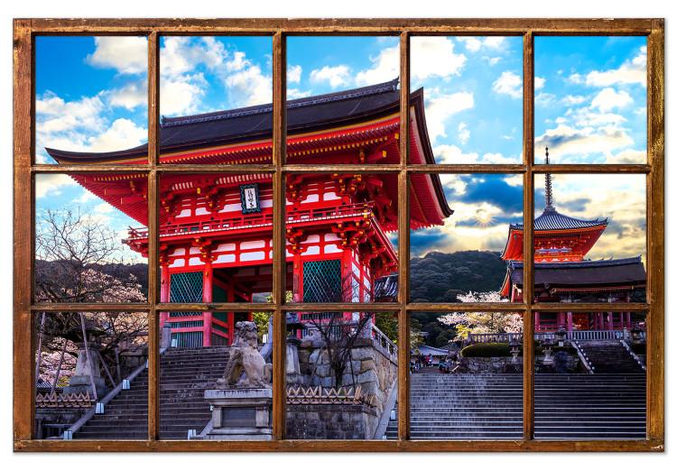 Large canvas print Window to Kyoto [Large Format]