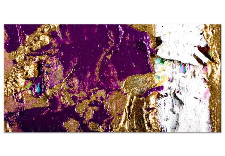 Large canvas print Purple Wave II [Large Format]