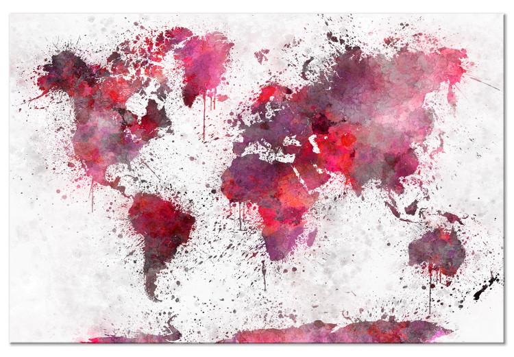 Large canvas print Bloody Map [Large Format]