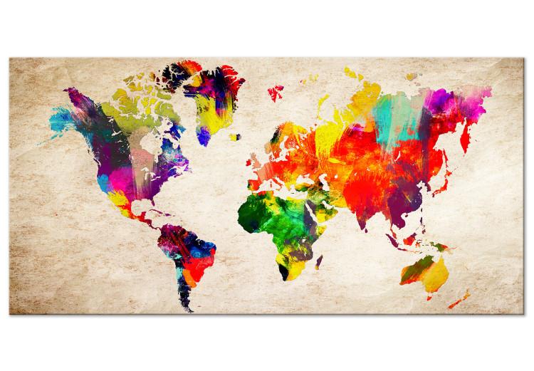 Large canvas print World in Watercolours II [Large Format]