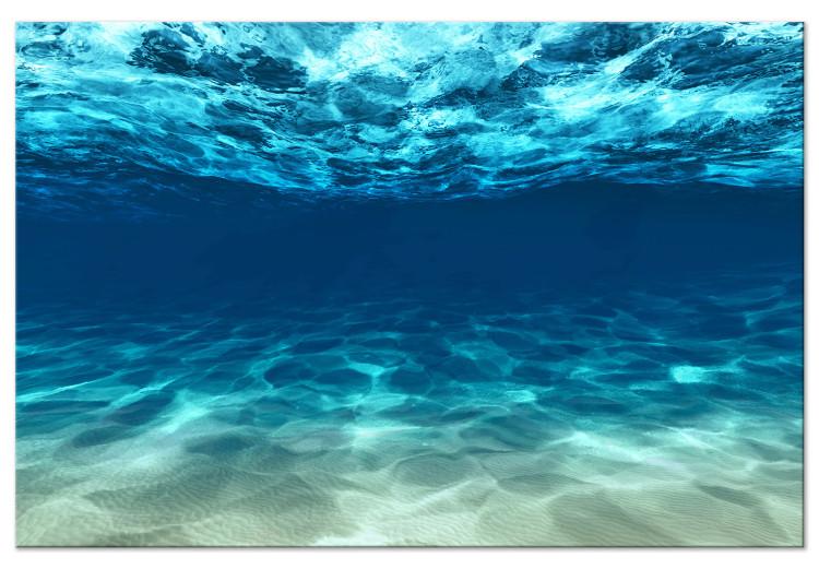 Canvas Print Ocean Glow (1-part) wide - underwater world nature landscape