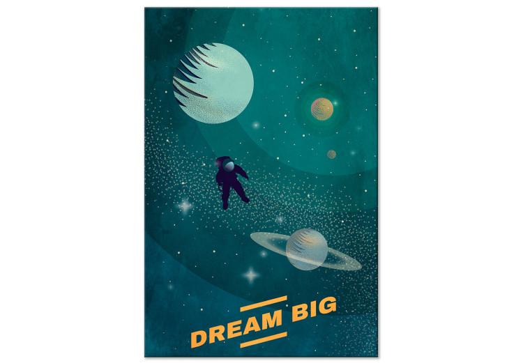 Canvas Print Sky-high Dreams (1-part) vertical - astronaut in space
