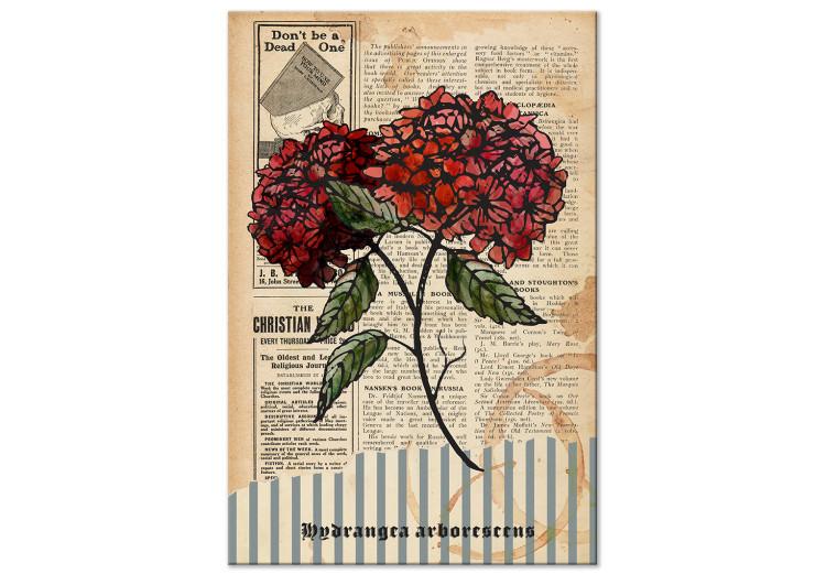Canvas Print Morning Flowers (1 Part) Vertical