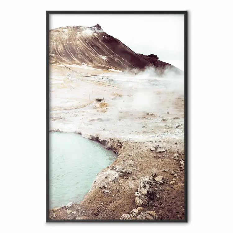 Path of Mists - landscape of mountain terrain and water in warm tones