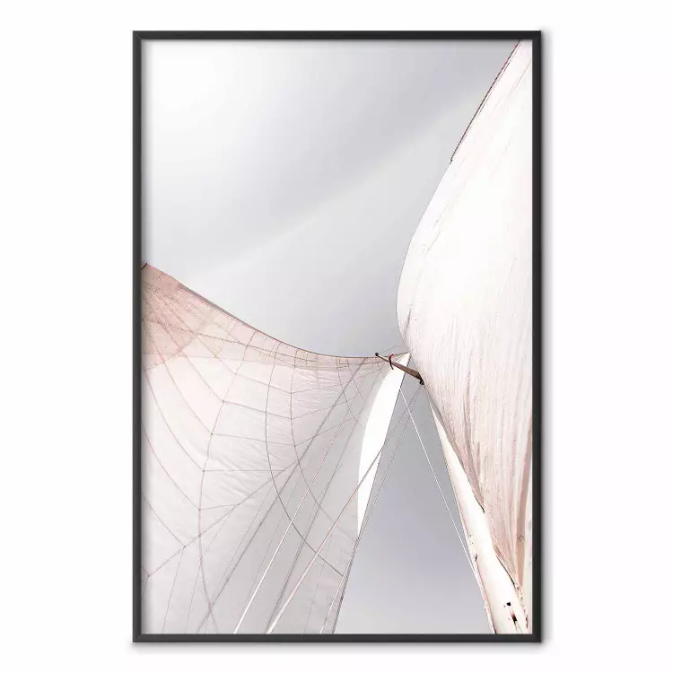 Sunny Sail - bright maritime composition with sailboat mast