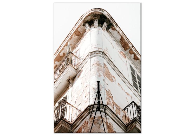 Canvas Print Southern Corner (1-part) vertical - old building in the city
