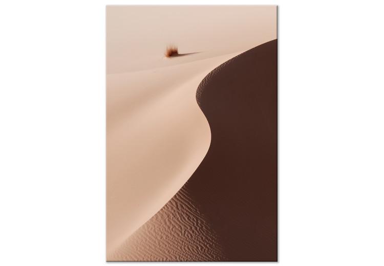 Canvas Print Serpentine (1-part) vertical - sand landscape on the Arabian desert
