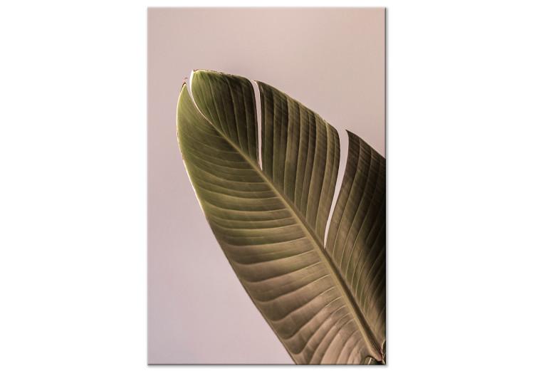 Canvas Print Banana Mood (1-part) vertical - exotic banana leaf