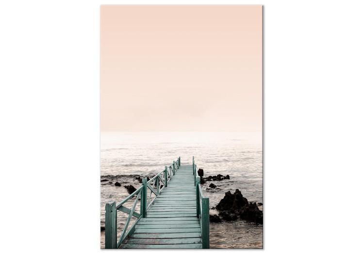 Canvas Print Pier of Memories (1-piece) Vertical - seascape landscape